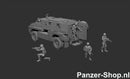 spur (H0) Bushmaster (Unbemalter Bausatz) Modell