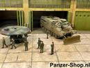 spur (H0) Leopard 2, Pionierpanzer AEV-3 Kodiak (Unbemalter Bausatz) Modell
