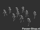 spur (H0) NVA Satze 2 | Trainierende Soldaten Modell