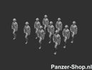 spur (H0) NVA Satze 8 | Marschierende Soldaten Modell