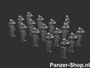 spur (H0) Wehrmacht Satze 1 | Salutierende Soldaten Modell