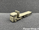 spur (N) Mercedes-Benz Axor Zugmaschine & Flatbed Auflieger Modell