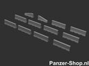 spur (N) Scenery Set 61, Betonbarrieren Modell