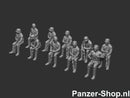 spur (N) Wehrmacht Satze 6 | Sitzende Soldaten Modell