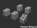 spur (TT) Scenery Set 2, 5 Beladen Europalletten Modell